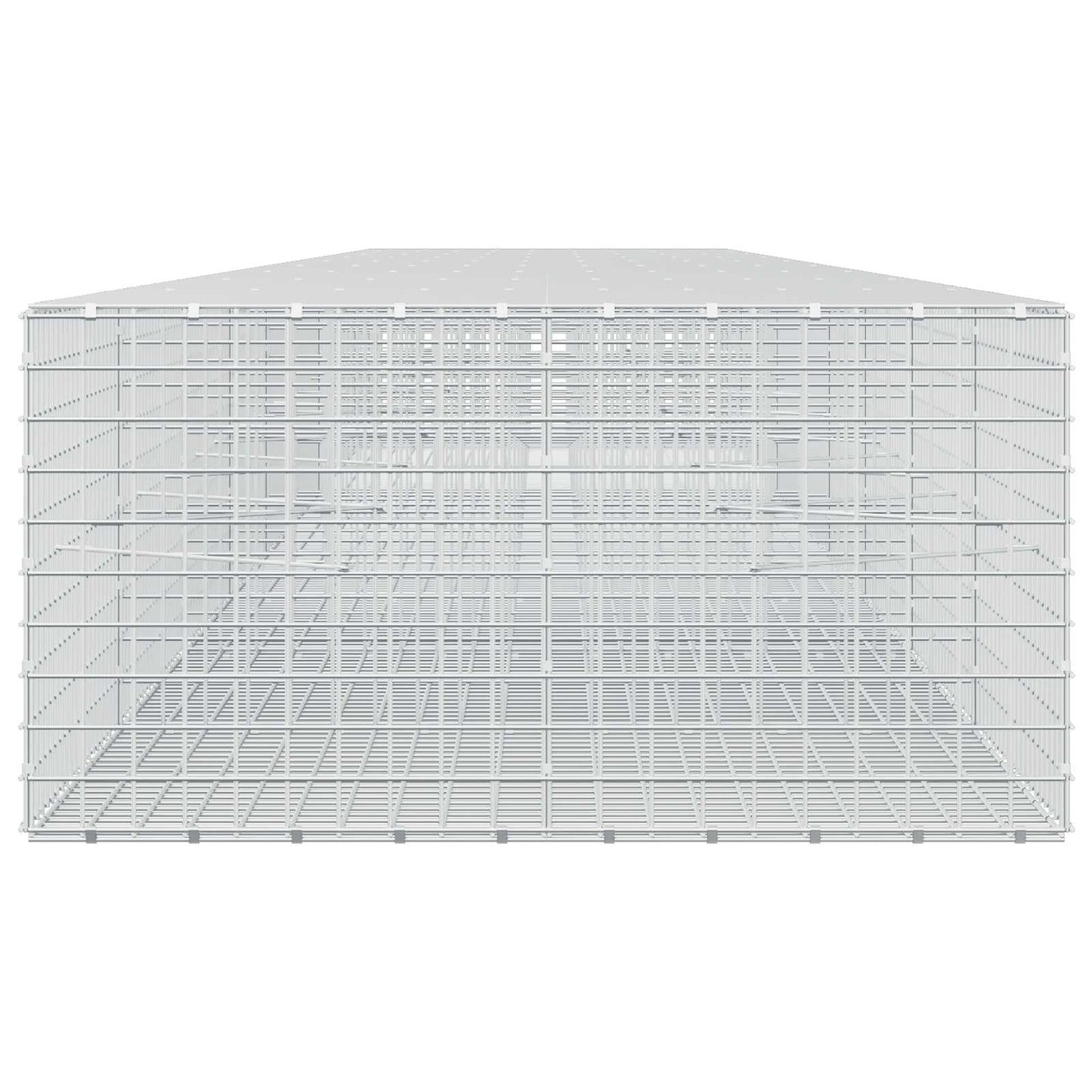 vidaXL Γκαμπιόν με σύρμα 5 mm και πλέγμα 5x5 cm 900x100x50 εκ.