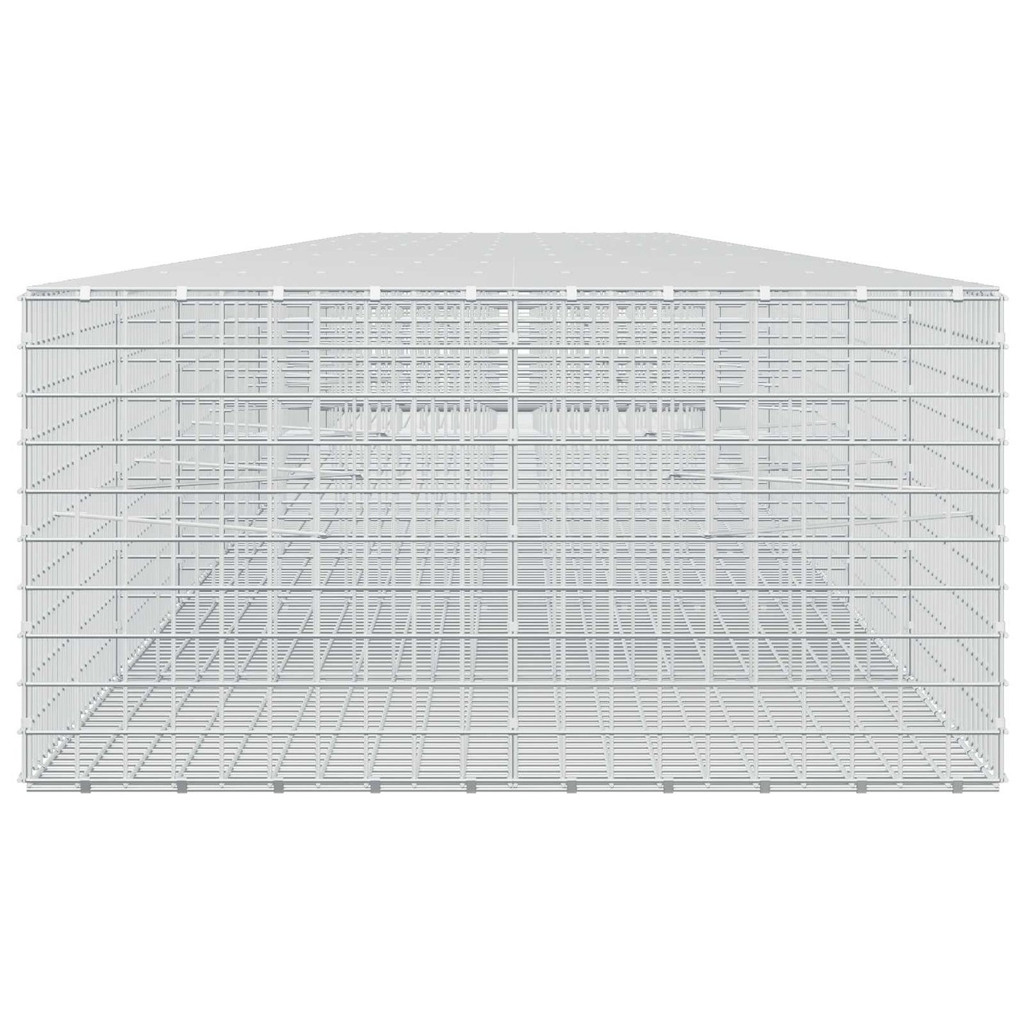 vidaXL Γκαμπιόν με σύρμα 5 mm και πλέγμα 5x5 cm 950x100x50 εκ