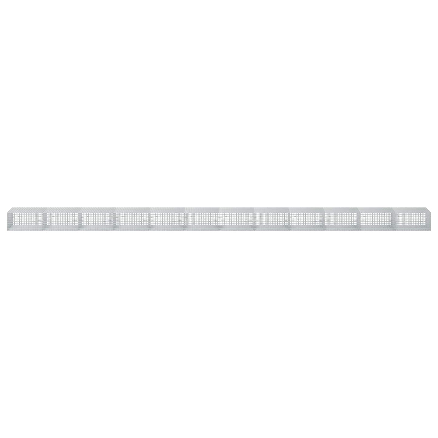 vidaXL Γκαμπιόν με σύρμα 5 mm και πλέγμα 5x5 cm 1200x100x50 εκ