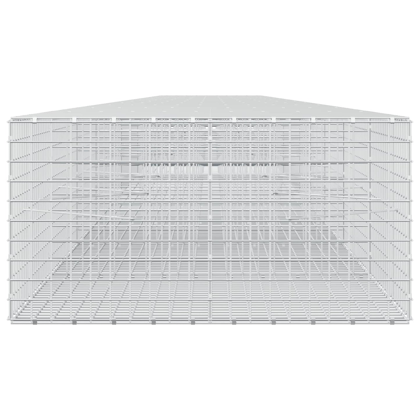 vidaXL Γκαμπιόν με σύρμα 5 mm και πλέγμα 5x5 cm 1200x100x50 εκ