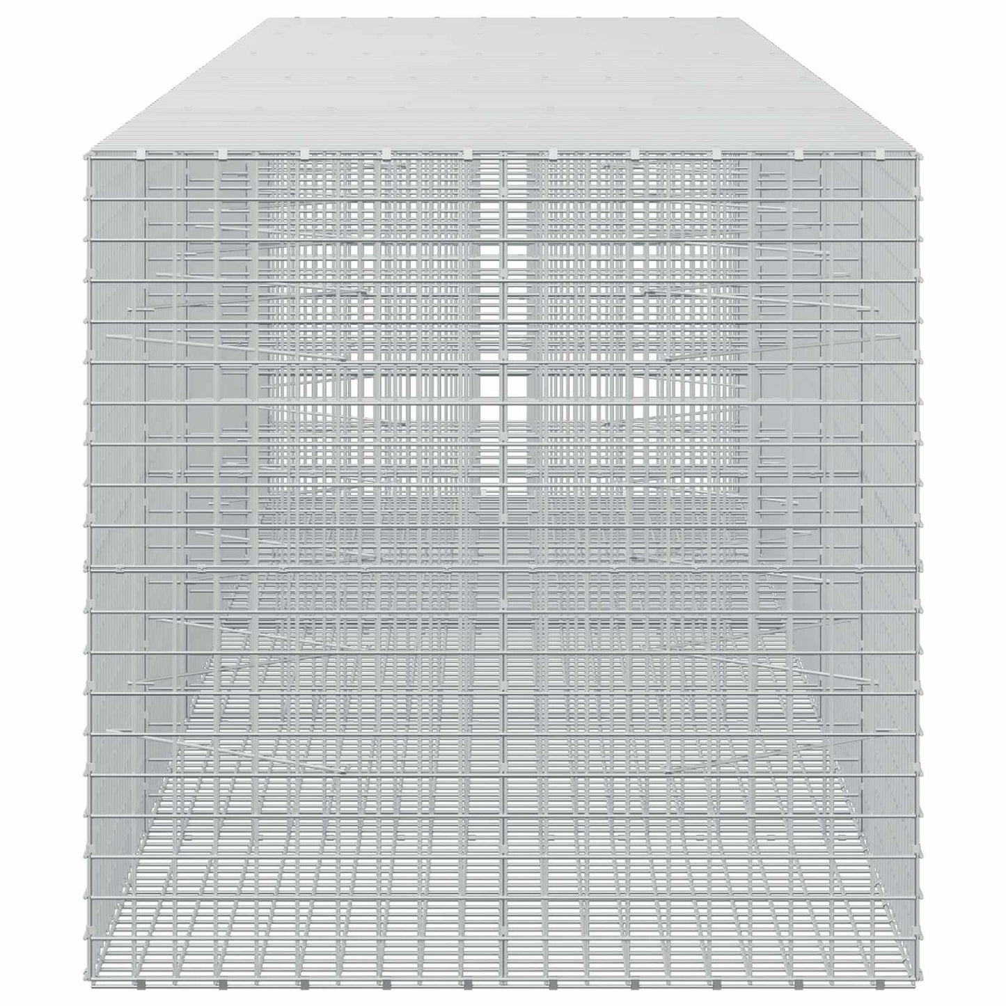 vidaXL Γκαμπιόν με σύρμα 5 mm και πλέγμα 5x5 cm 500x100x100 εκ