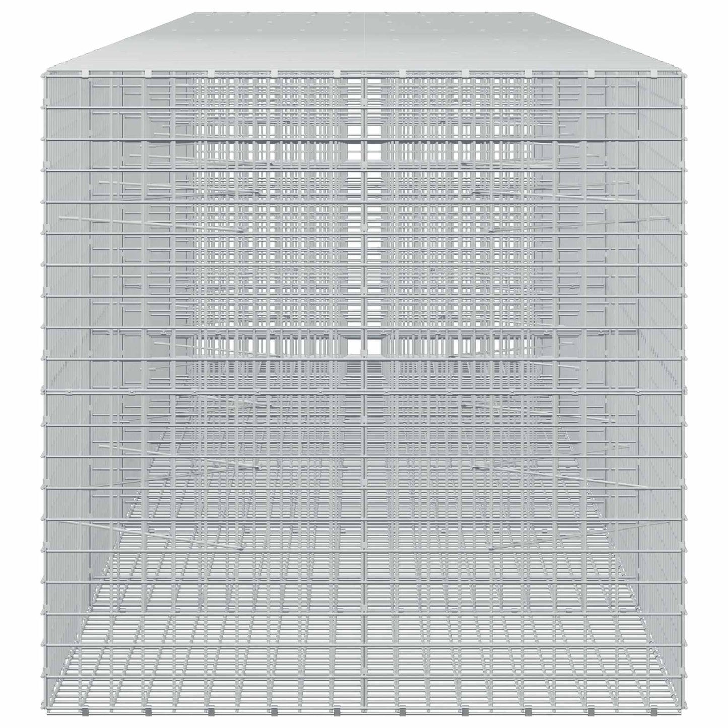 vidaXL Γκαμπιόν με σύρμα 5 mm και πλέγμα 5x5 cm 550x100x100 εκ