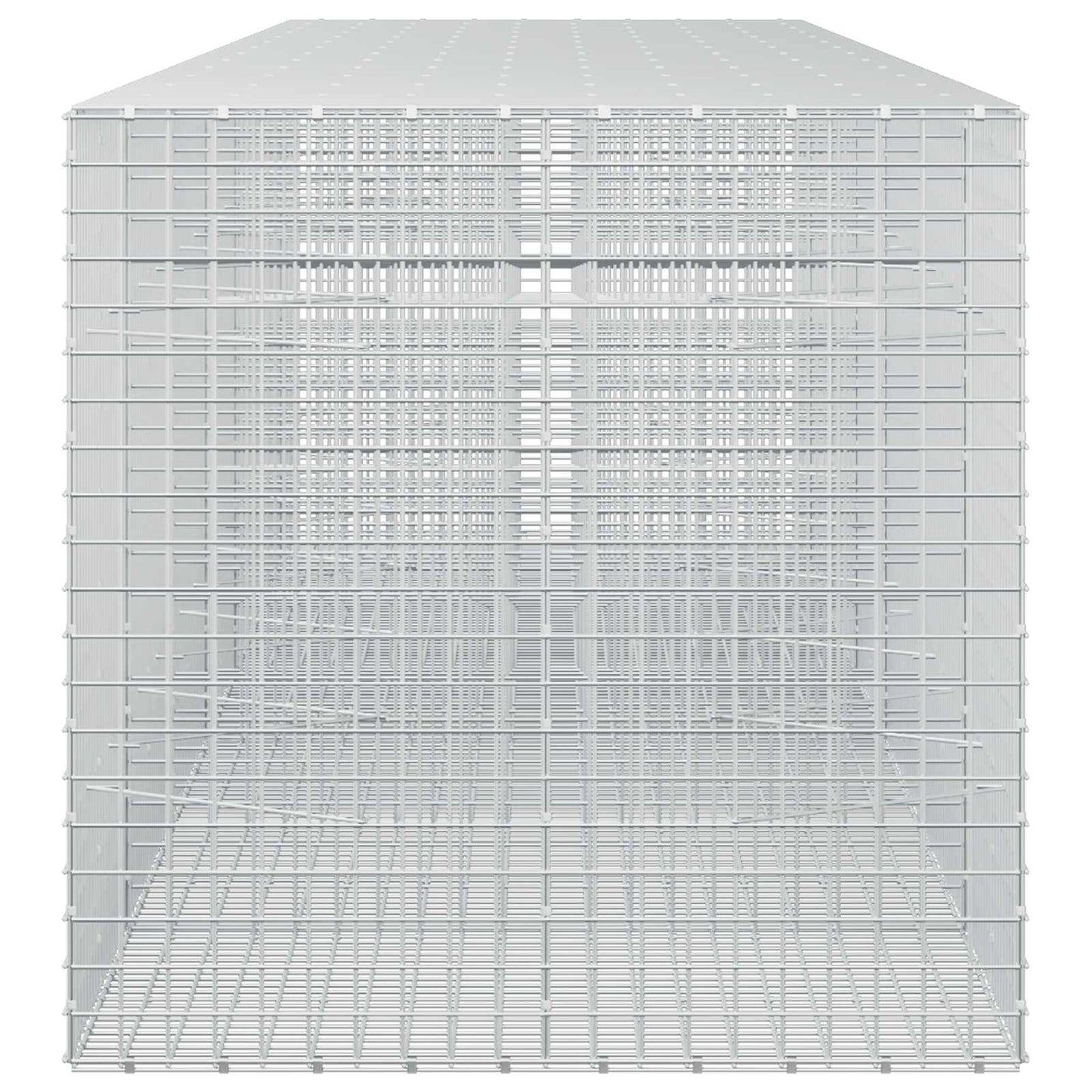 vidaXL Γκαμπιόν με σύρμα 5 mm και πλέγμα 5x5 cm 650x100x100 εκ