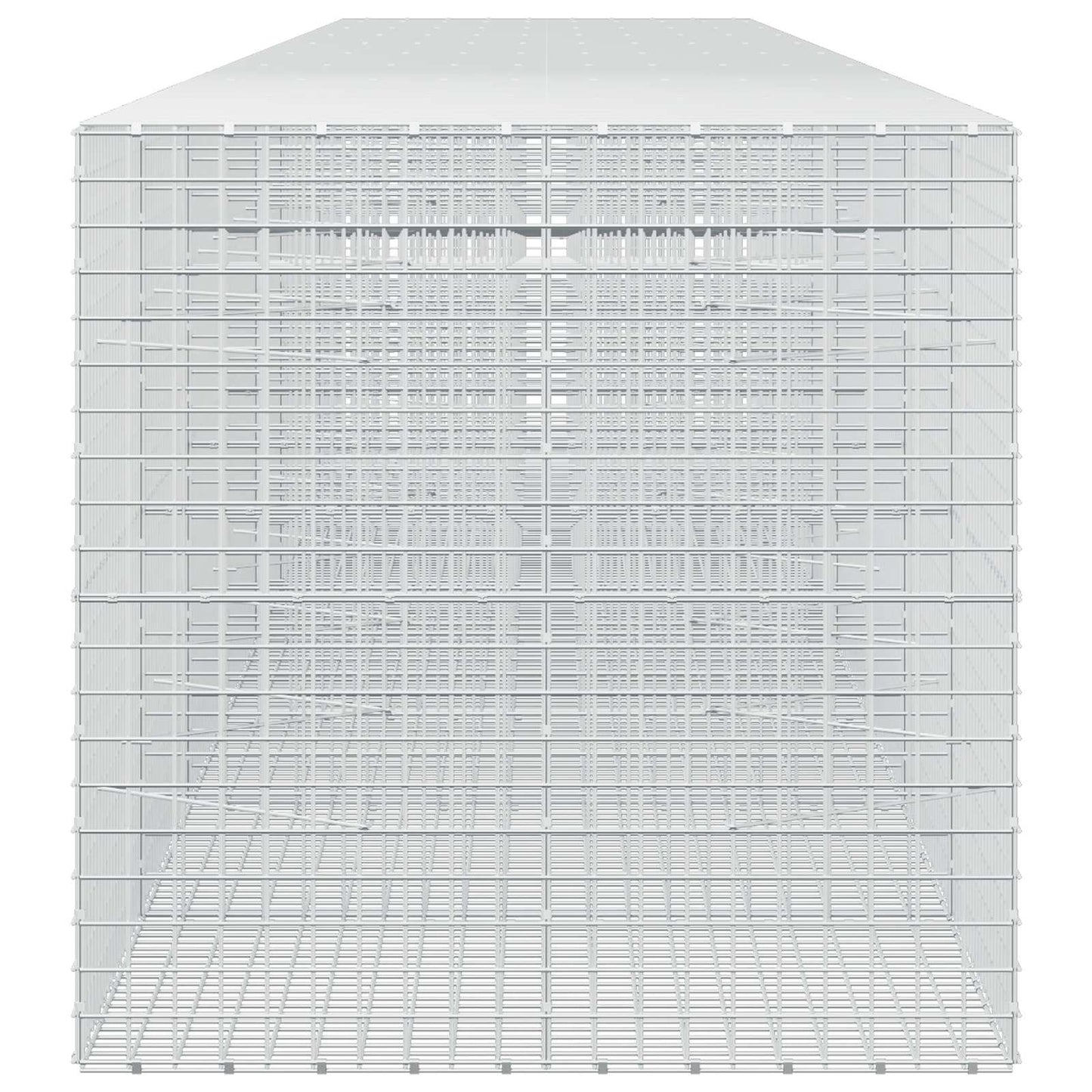 vidaXL Γκαμπιόν με σύρμα 5 mm και πλέγμα 5x5 cm 850x100x100 εκ