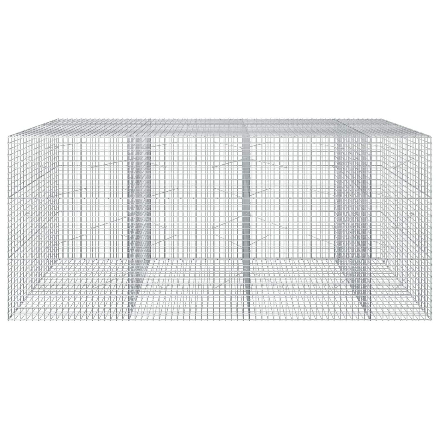 vidaXL Γκαμπιόν με σύρμα 5 mm και πλέγμα 5x5 cm 350x100x150 εκ.