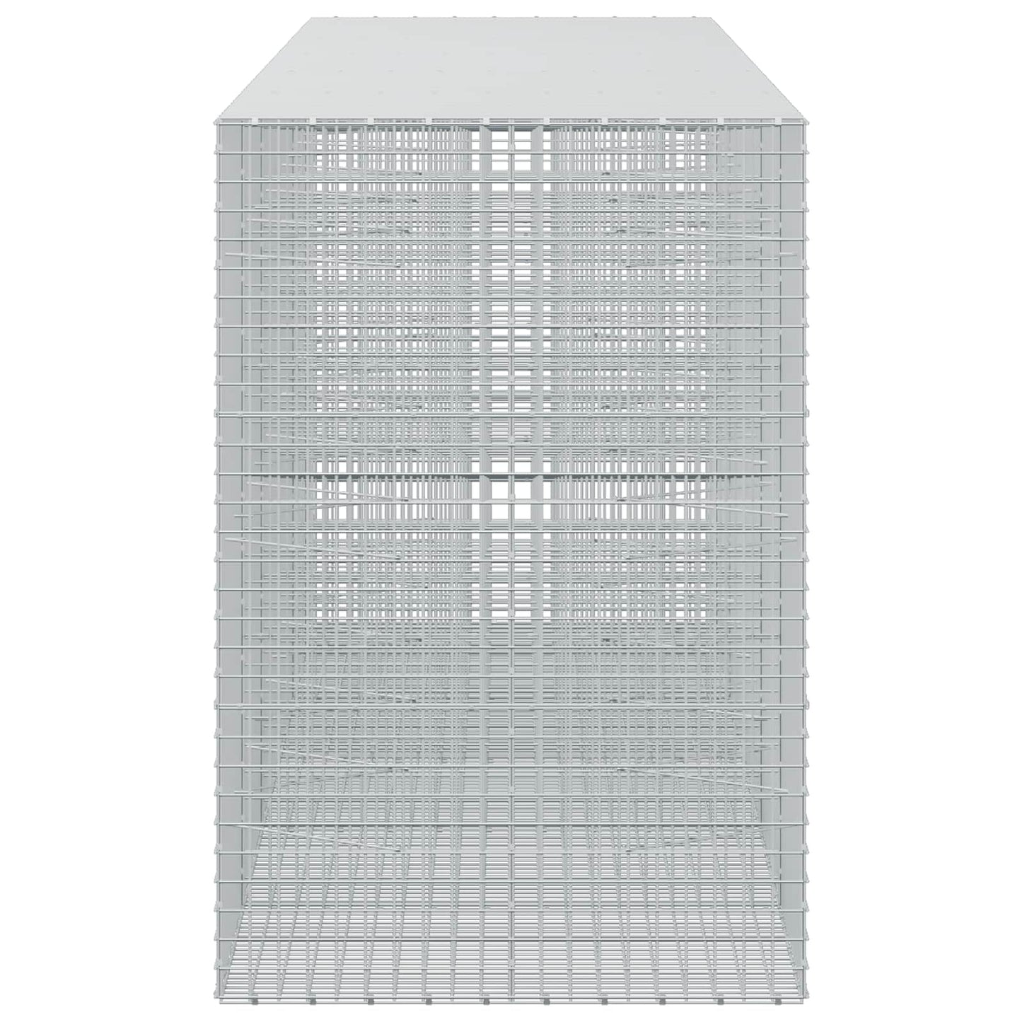 vidaXL Γκαμπιόν με σύρμα 5 mm και πλέγμα 5x5 cm 550x100x150 εκ.
