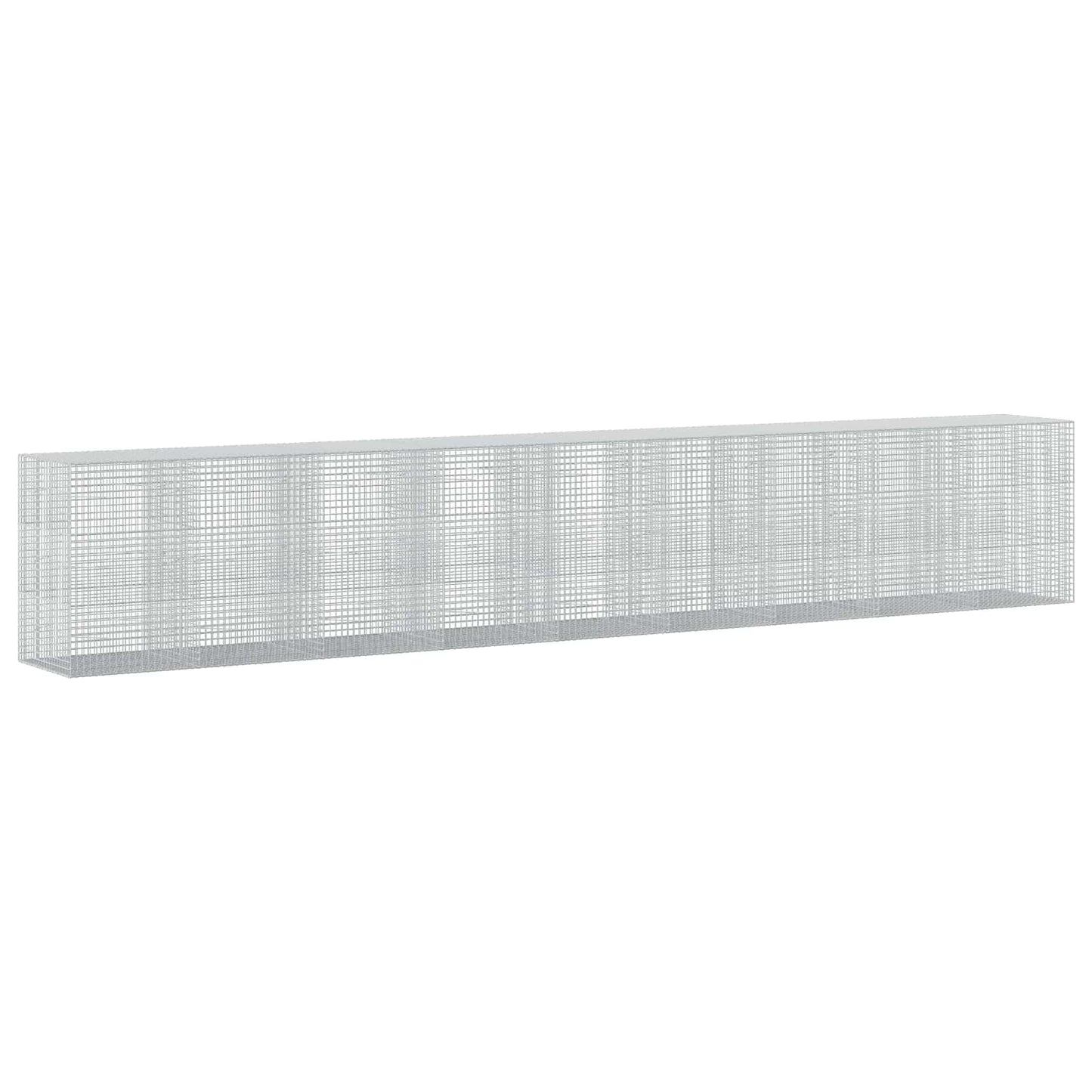 vidaXL Γκαμπιόν με σύρμα 5 mm και πλέγμα 5x5 cm 900x100x150 εκ