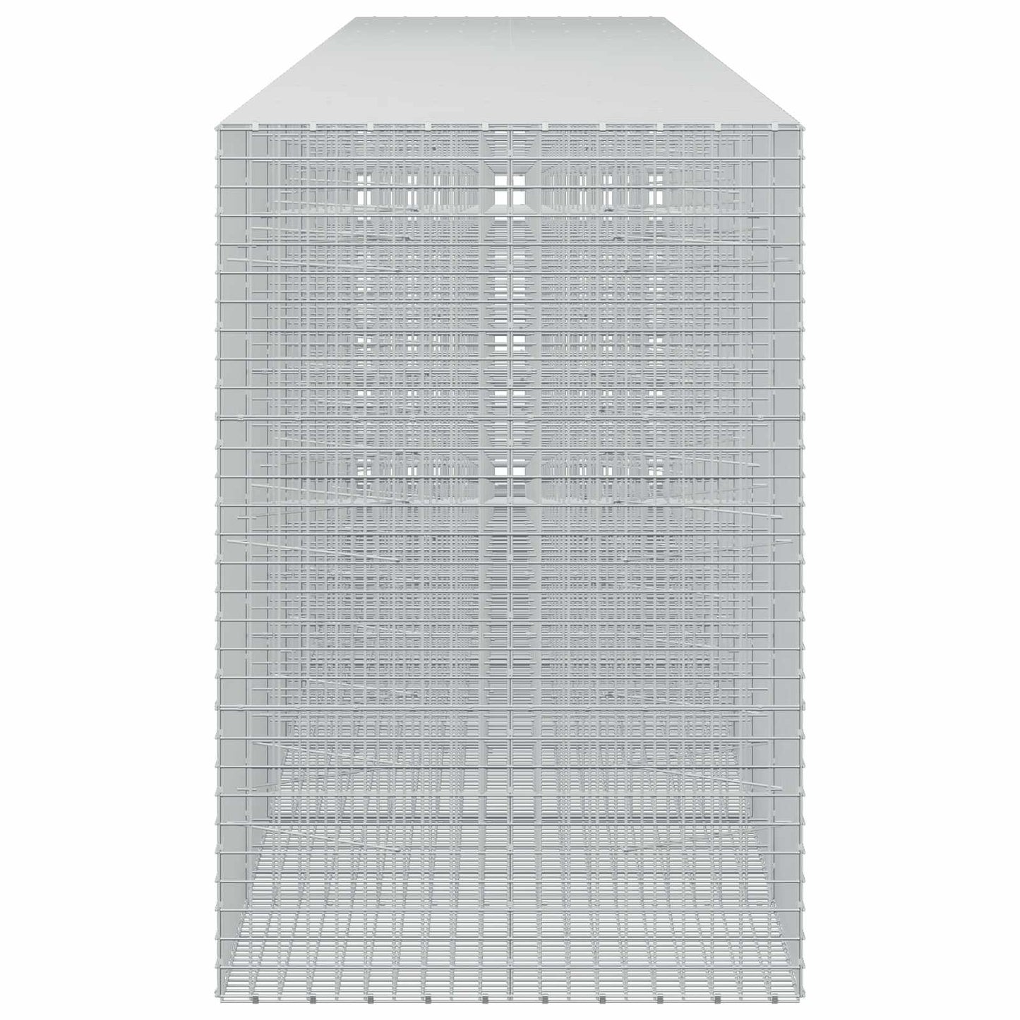 vidaXL Γκαμπιόν με σύρμα 5 mm και πλέγμα 5x5 cm 900x100x150 εκ