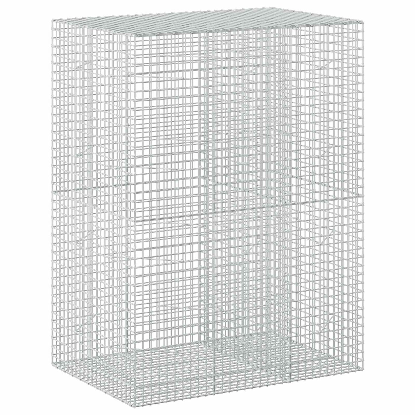 vidaXL Γκαμπιόν με σύρμα 5 mm και πλέγμα 5x5 cm 150x100x200 εκ.