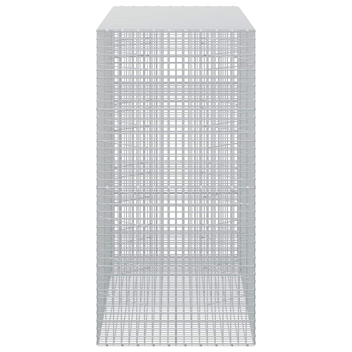 vidaXL Γκαμπιόν με σύρμα 5 mm και πλέγμα 5x5 cm 250x100x200 εκ.