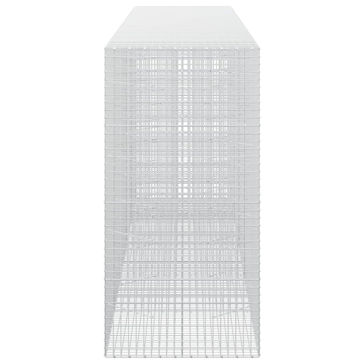 vidaXL Γκαμπιόν με σύρμα 5 mm και πλέγμα 5x5 cm 500x100x200 εκ