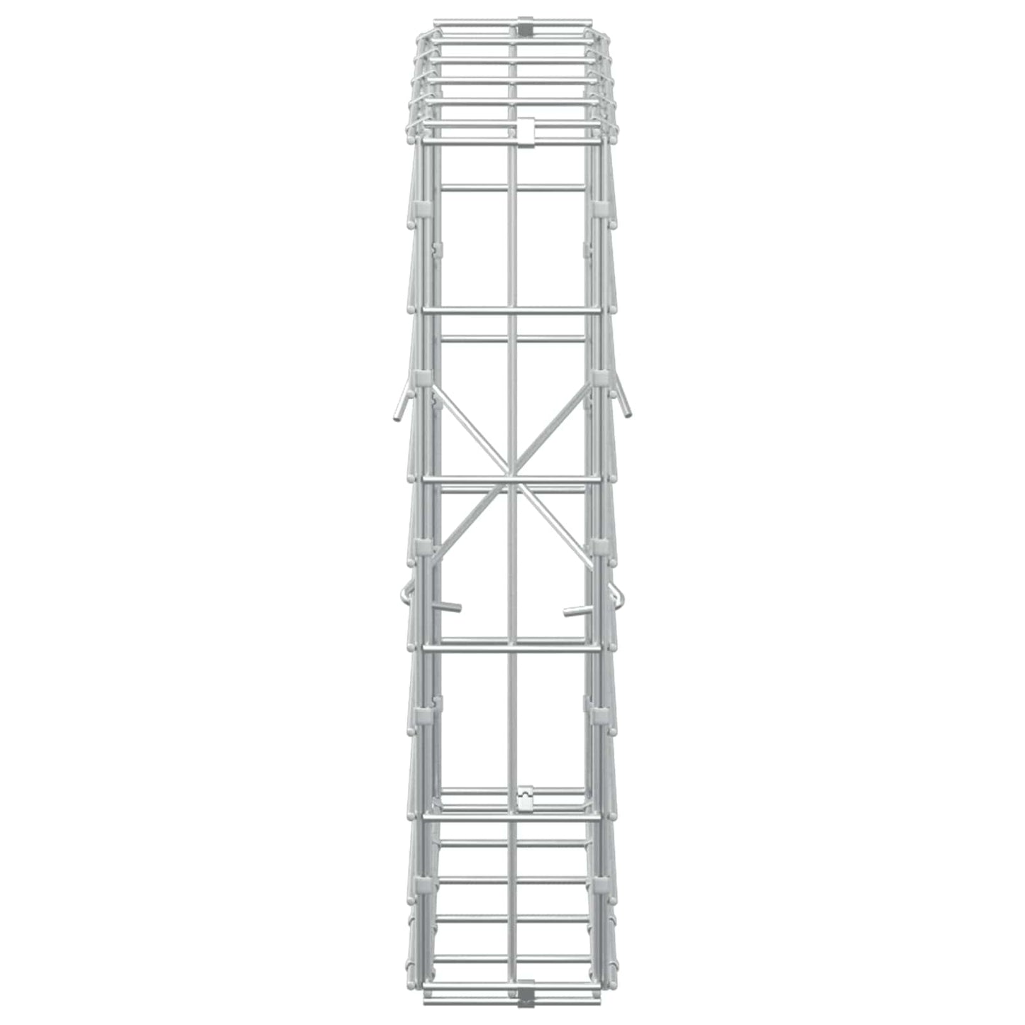 vidaXL Γκαμπιόν με σύρμα 5 mm και πλέγμα 5x10 cm 250x10x50 εκ