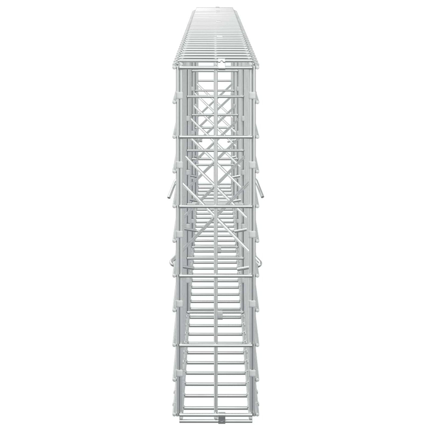 vidaXL Γκαμπιόν με σύρμα 5 mm και πλέγμα 5x10 cm 350x10x50 εκ