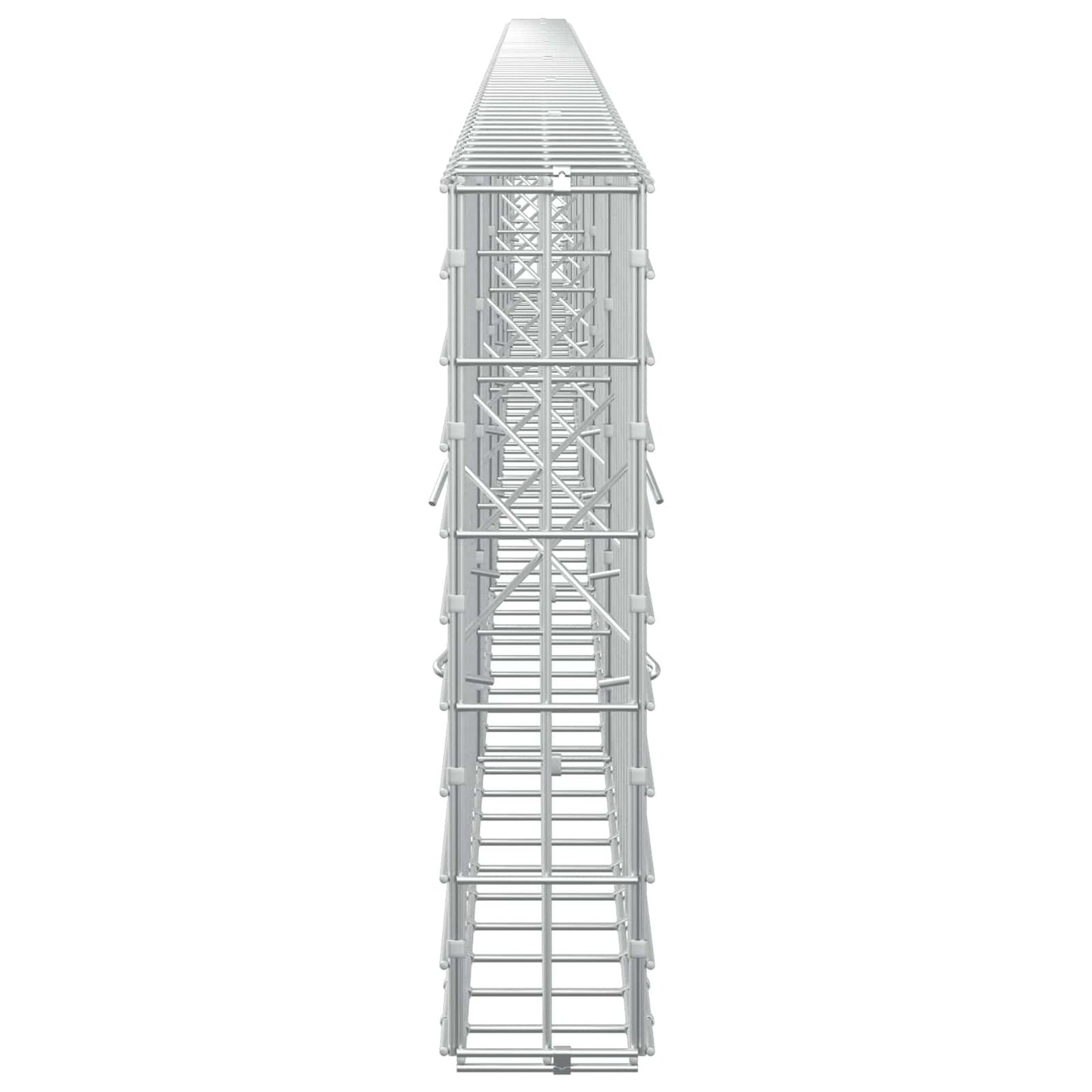 vidaXL Γκαμπιόν με σύρμα 5 mm και πλέγμα 5x10 cm 650x10x50 εκ