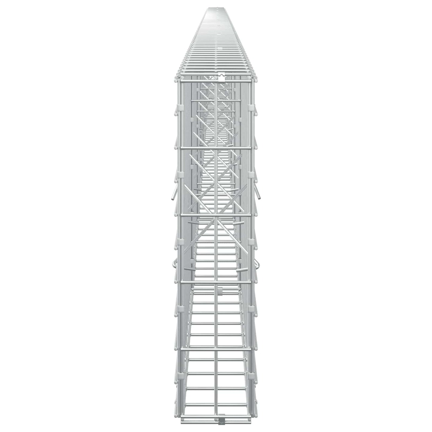 vidaXL Γκαμπιόν με σύρμα 5 mm και πλέγμα 5x10 cm 850x10x50 εκ