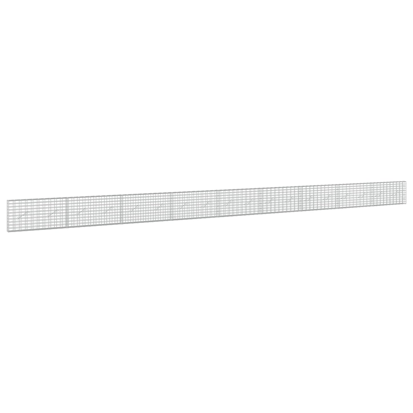 vidaXL Γκαμπιόν με σύρμα 5 mm και πλέγμα 5x10 cm 900x10x50 εκ
