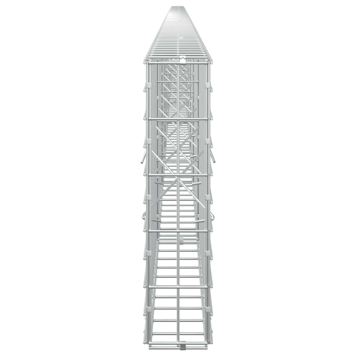 vidaXL Γκαμπιόν με σύρμα 5 mm και πλέγμα 5x10 cm 950x10x50 εκ