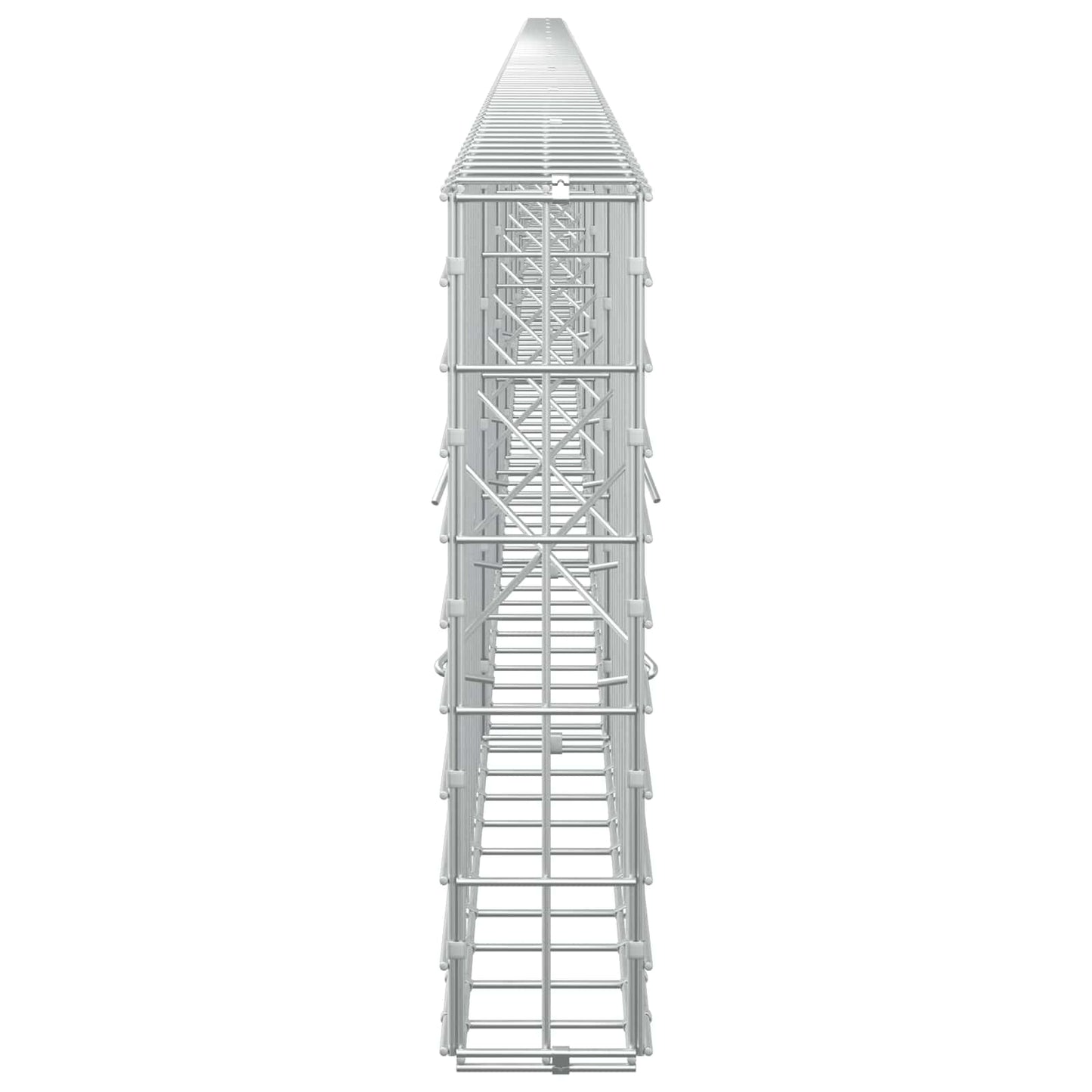 vidaXL Γκαμπιόν με σύρμα 5 mm και πλέγμα 5x10 cm 1050x10x50 εκ