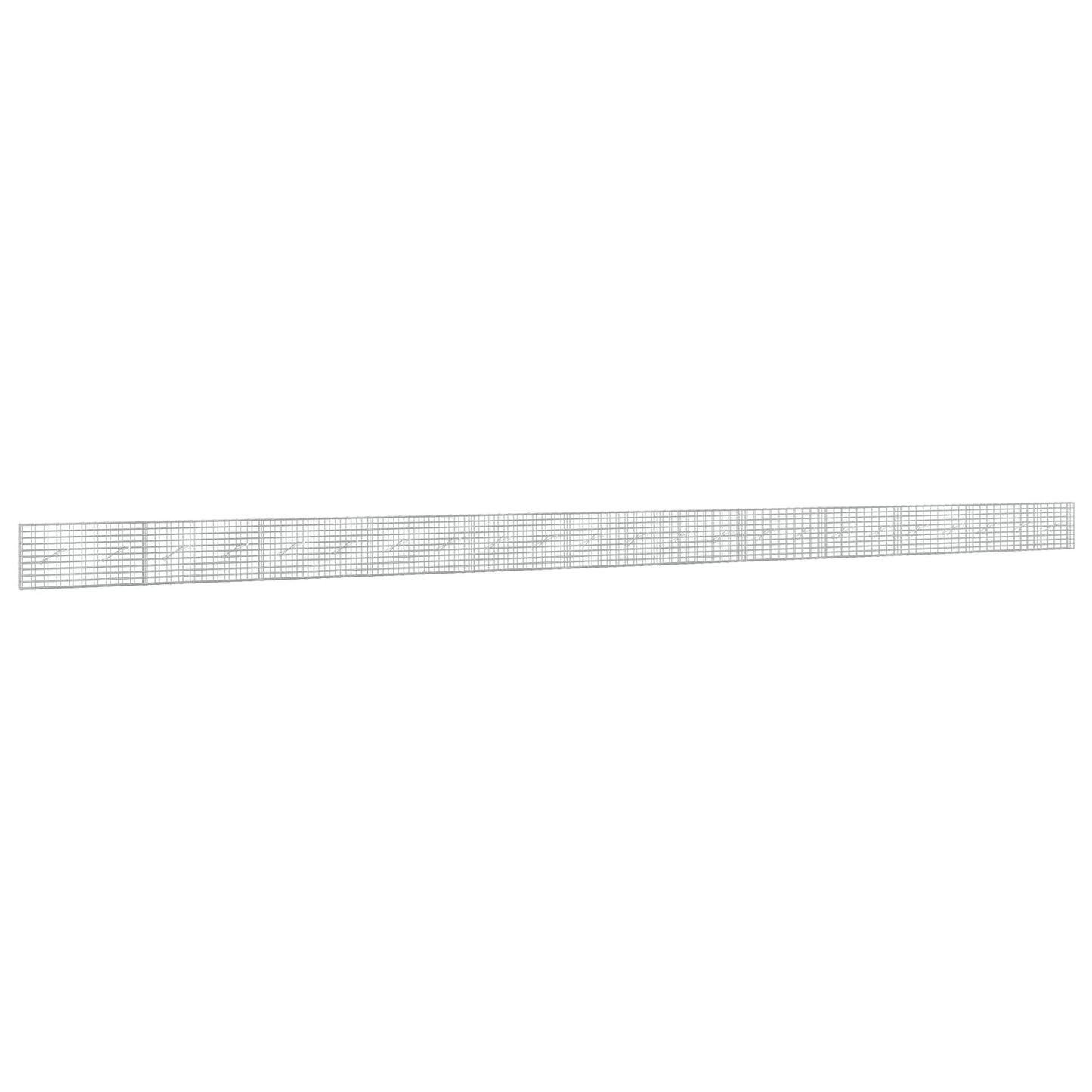 vidaXL Γκαμπιόν με σύρμα 5 mm και πλέγμα 5x10 cm 1150x10x50 εκ