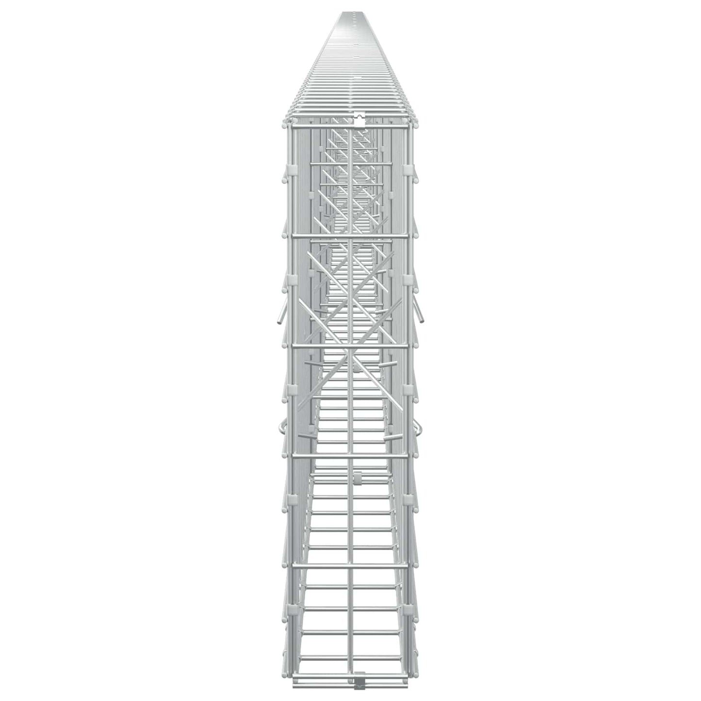 vidaXL Γκαμπιόν με σύρμα 5 mm και πλέγμα 5x10 cm 1150x10x50 εκ