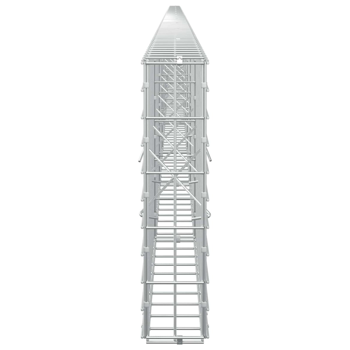 vidaXL Γκαμπιόν με σύρμα 5 mm και πλέγμα 5x10 cm 1200x10x50 εκ