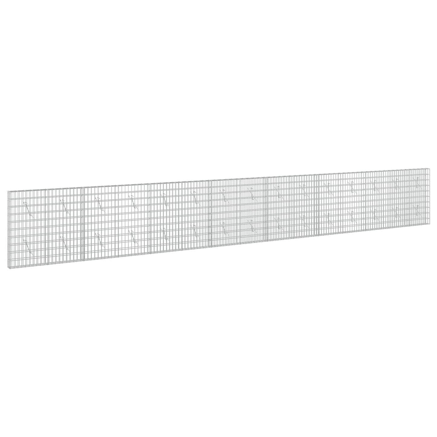 vidaXL Γκαμπιόν με σύρμα 5 mm και πλέγμα 5x10 cm 750x10x100 εκ