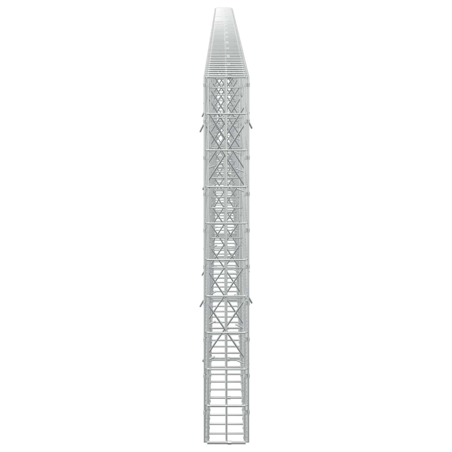 vidaXL Γκαμπιόν με σύρμα 5 mm και πλέγμα 5x10 cm 750x10x100 εκ