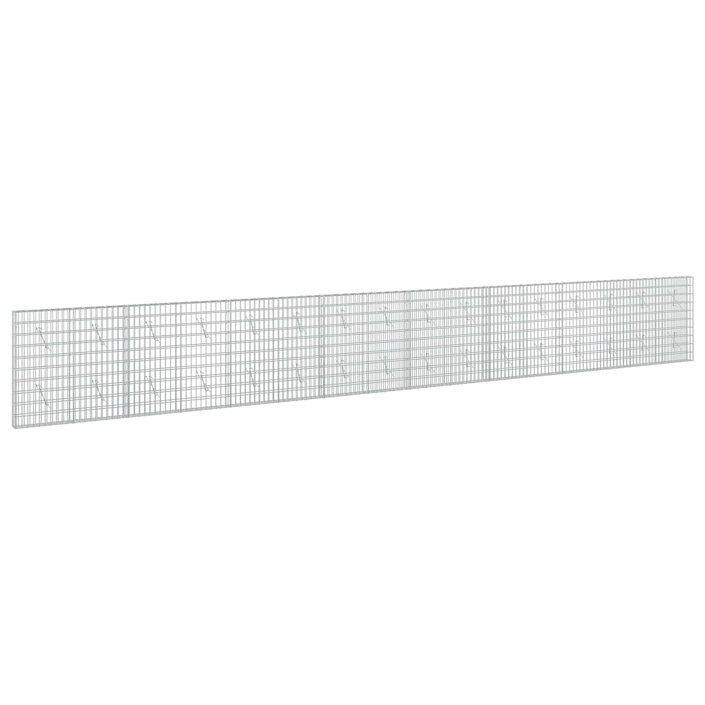 vidaXL Γκαμπιόν με σύρμα 5 mm και πλέγμα 5x10 cm 800x10x100 εκ