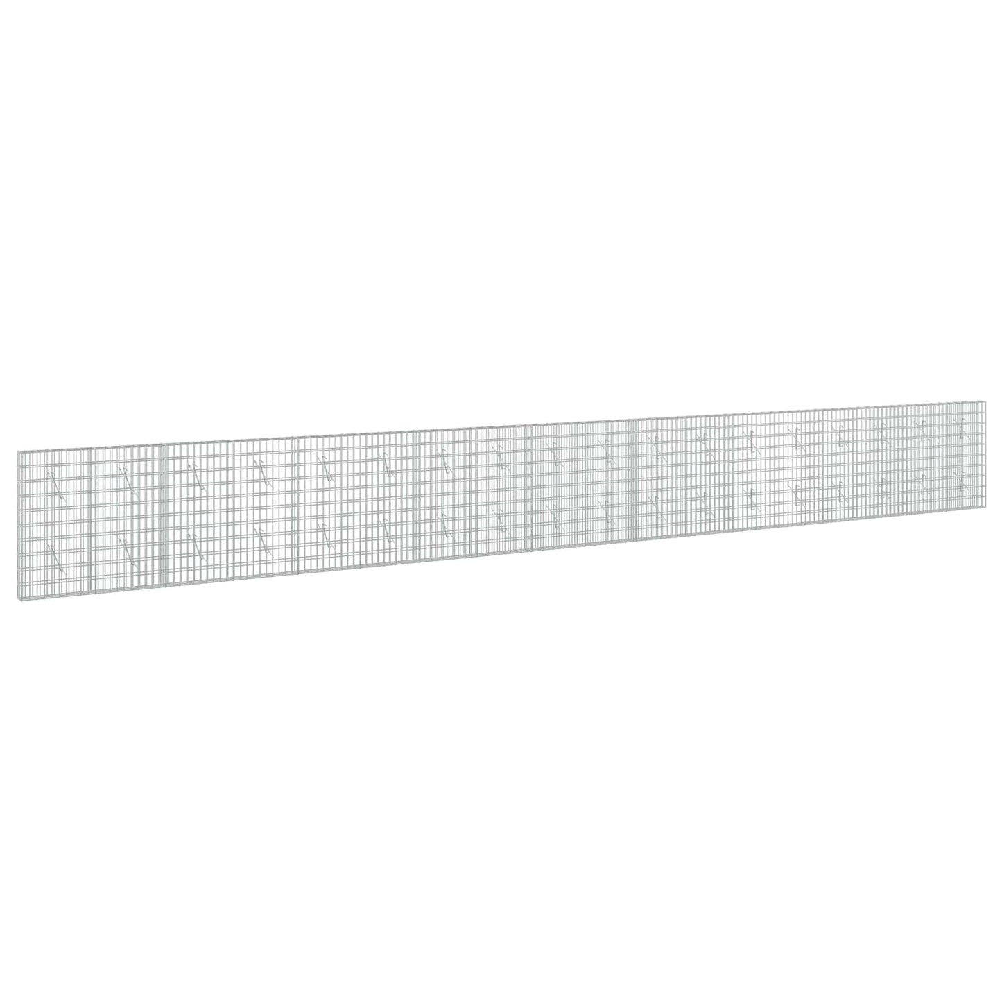 vidaXL Γκαμπιόν με σύρμα 5 mm και πλέγμα 5x10 cm 900x10x100 εκ