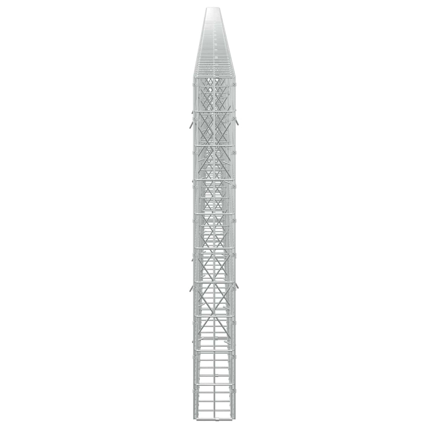 vidaXL Γκαμπιόν με σύρμα 5 mm και πλέγμα 5x10 cm 950x10x100 εκ.