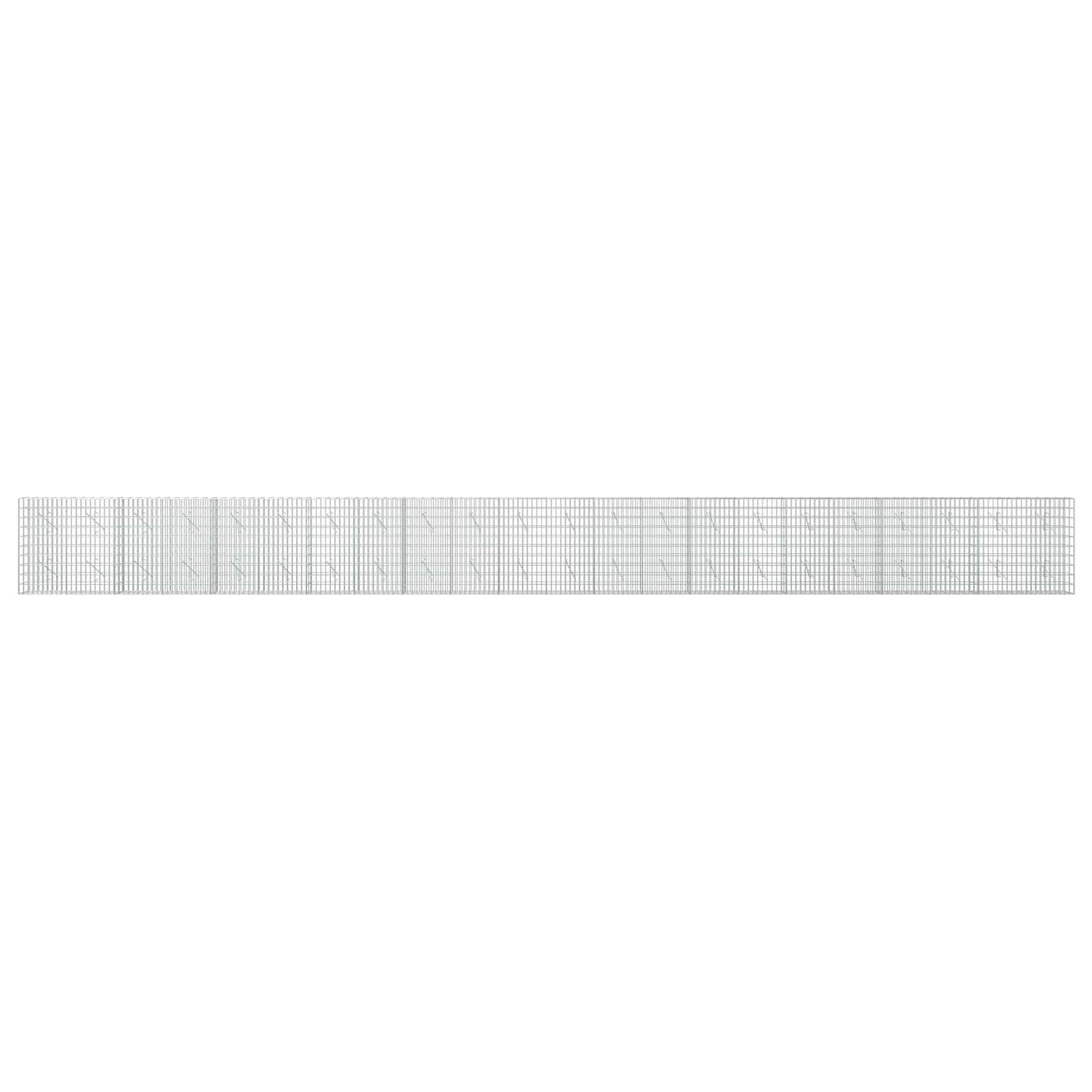 vidaXL Γκαμπιόν με σύρμα 5 mm και πλέγμα 5x10 cm 1100x10x100 εκ