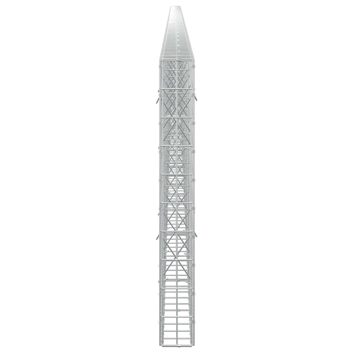 vidaXL Γκαμπιόν με σύρμα 5 mm και πλέγμα 5x10 cm 1150x10x100 εκ