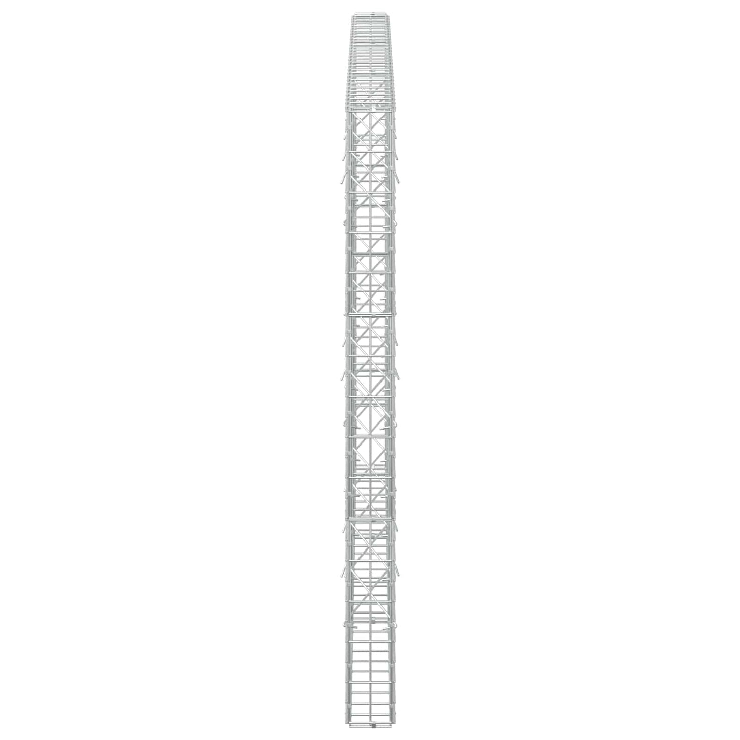 vidaXL Γκαμπιόν με σύρμα 5 mm και πλέγμα 5x10 cm 300x10x150 εκ