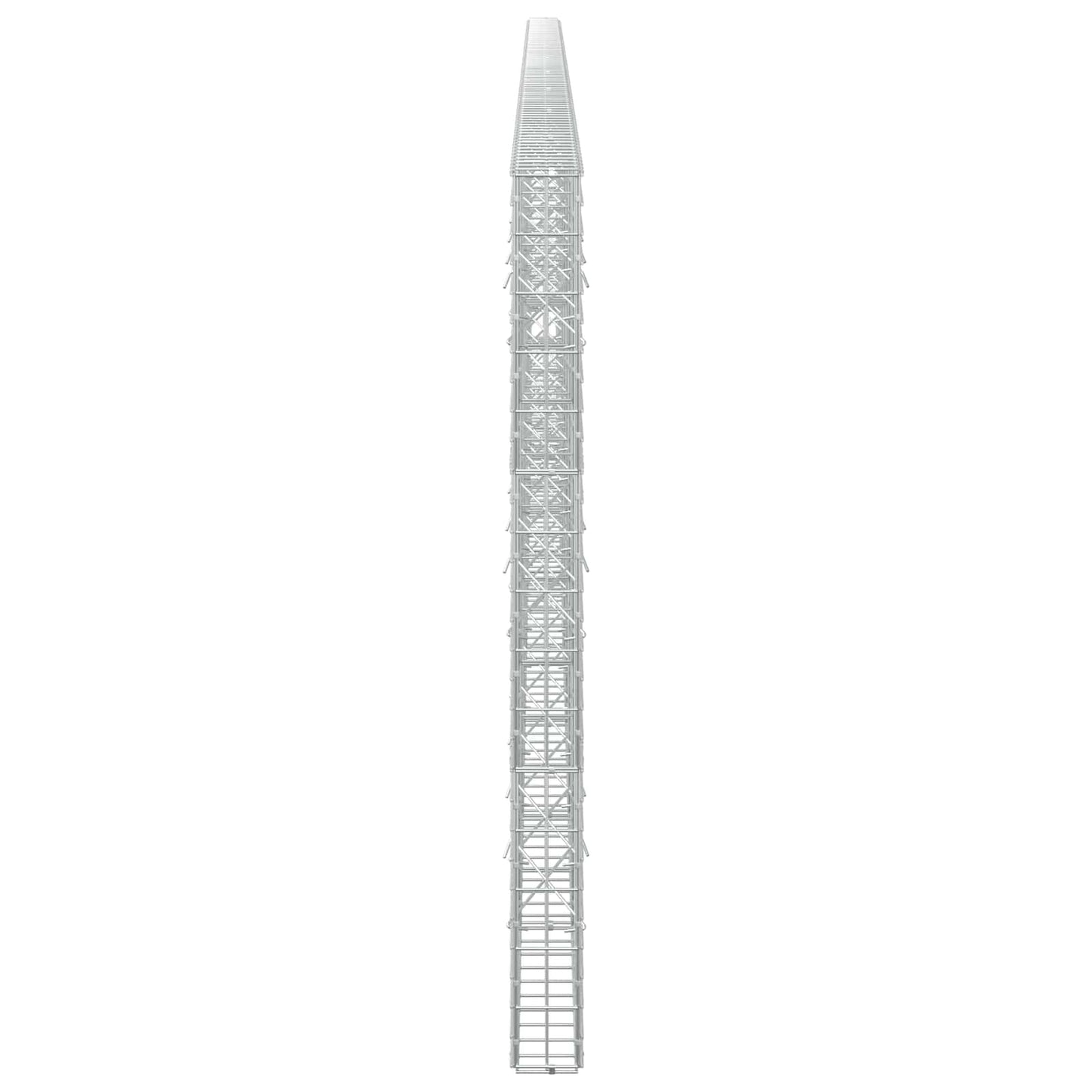 vidaXL Γκαμπιόν με σύρμα 5 mm και πλέγμα 5x10 cm 900x10x150 εκ