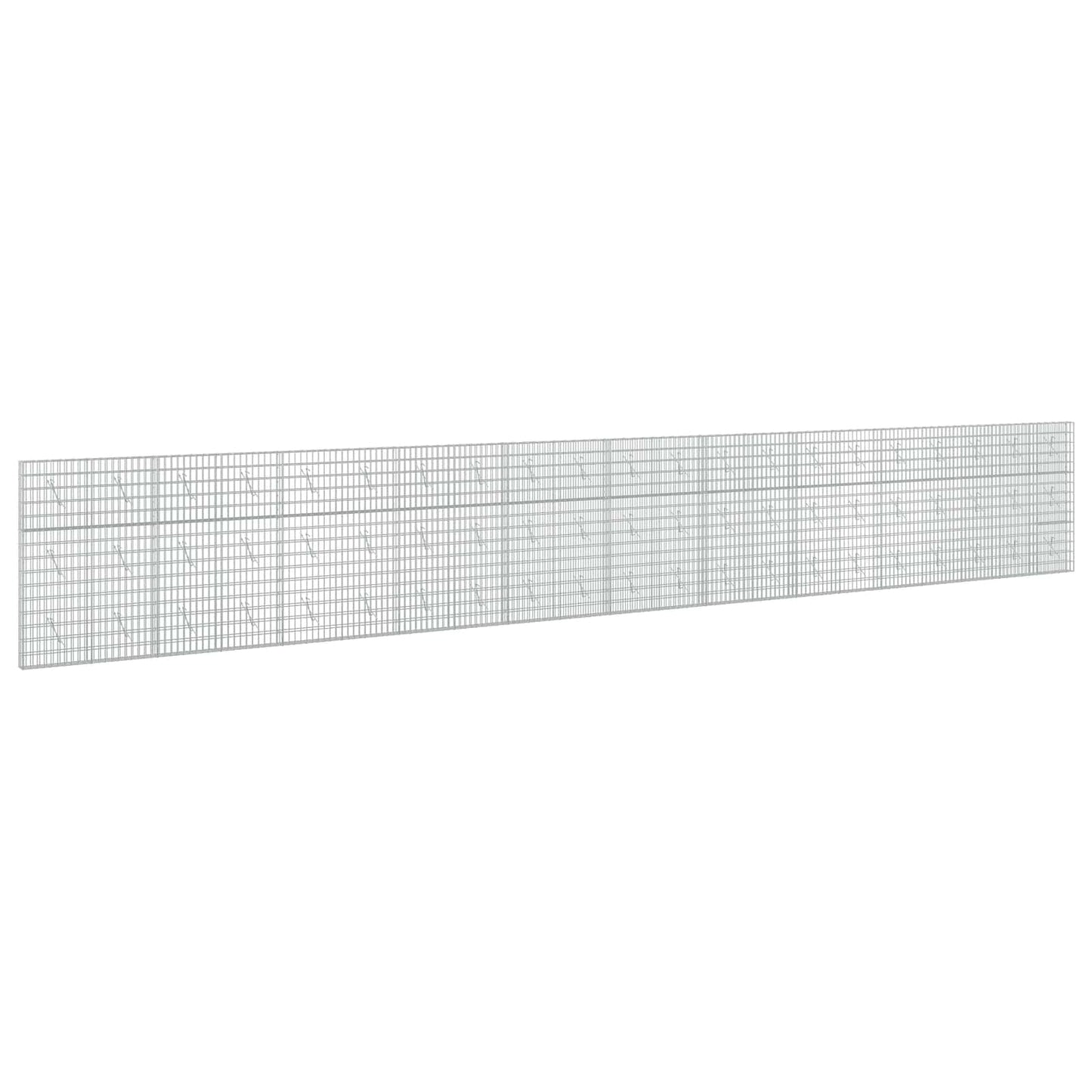vidaXL Γκαμπιόν με σύρμα 5 mm και πλέγμα 5x10 cm 1050x10x150 εκ