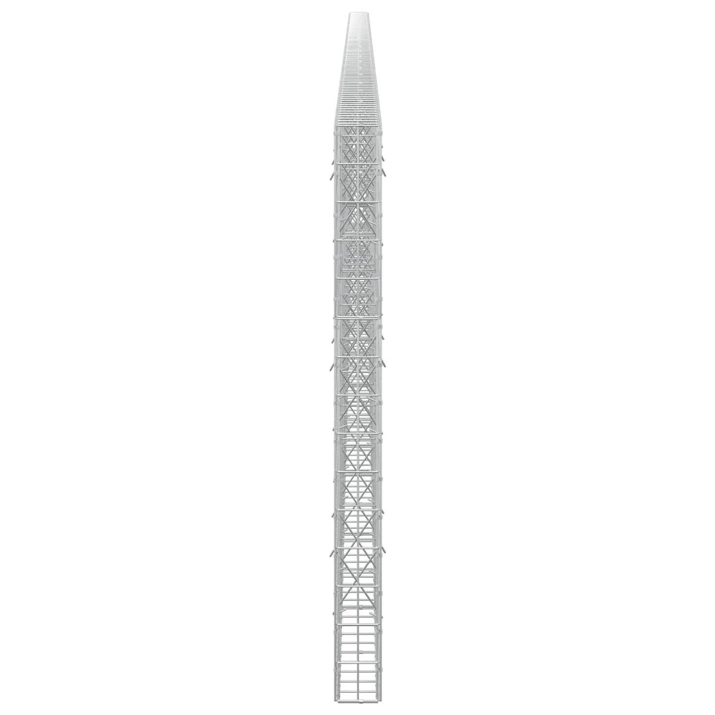 vidaXL Γκαμπιόν με σύρμα 5 mm και πλέγμα 5x10 cm 1050x10x150 εκ