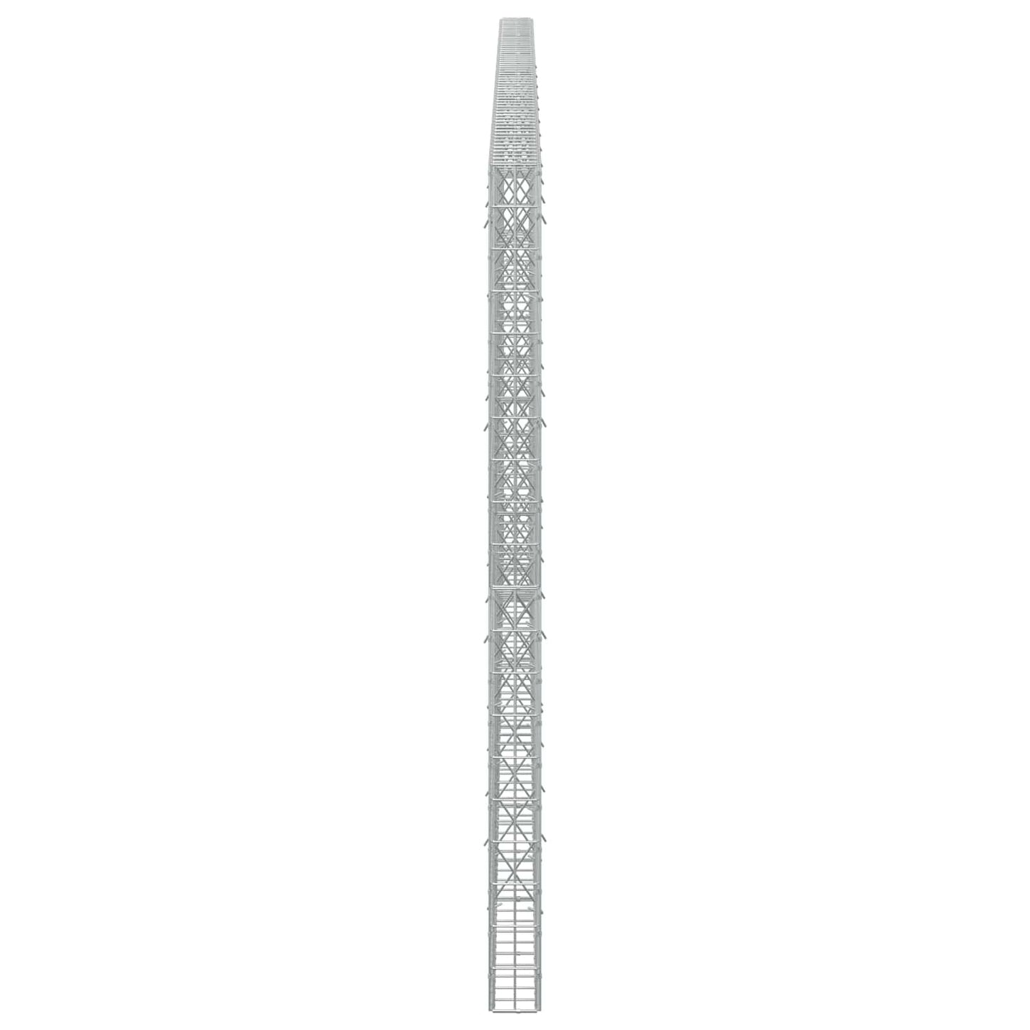 vidaXL Γκαμπιόν με σύρμα 5 mm και πλέγμα 5x10 cm 600x10x200 εκ