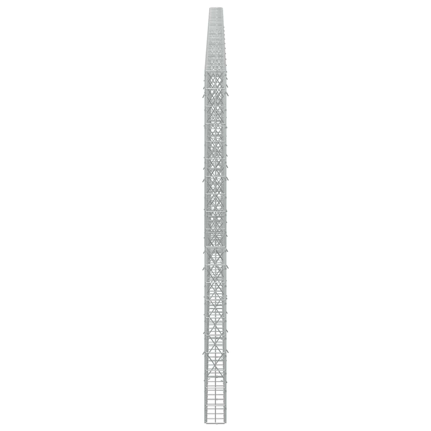 vidaXL Γκαμπιόν με σύρμα 5 mm και πλέγμα 5x10 cm 650x10x200 εκ