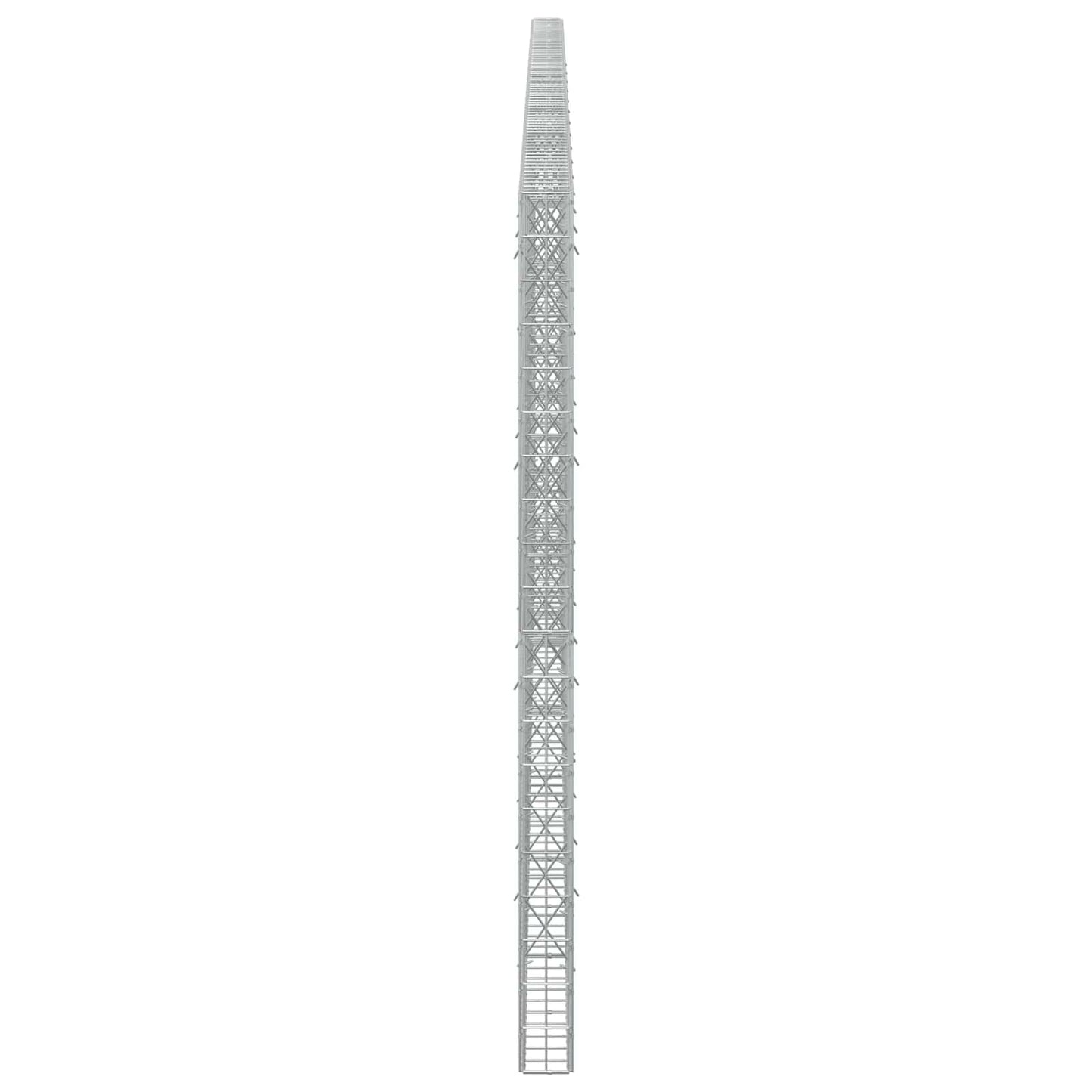 vidaXL Γκαμπιόν με σύρμα 5 mm και πλέγμα 5x10 cm 750x10x200 εκ