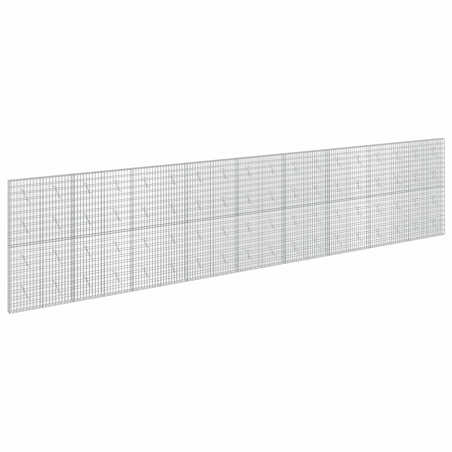 vidaXL Γκαμπιόν με σύρμα 5 mm και πλέγμα 5x10 cm 900x10x200 εκ