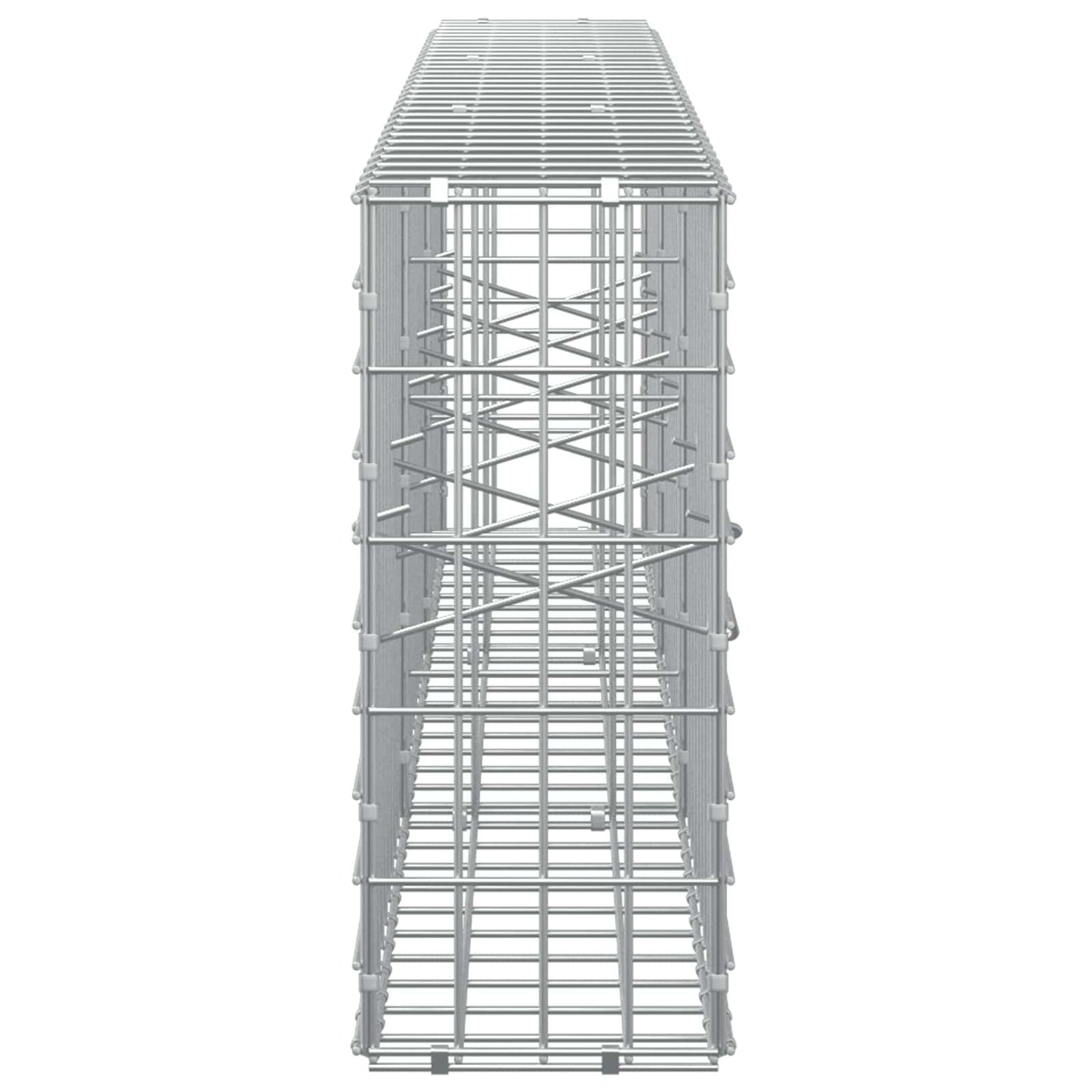 vidaXL Γκαμπιόν με σύρμα 5 mm και πλέγμα 5x10 cm 300x20x50 εκ