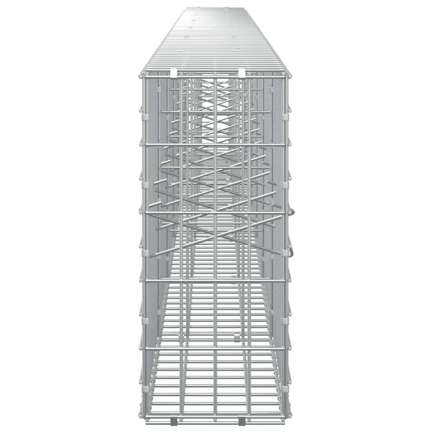 vidaXL Γκαμπιόν με σύρμα 5 mm και πλέγμα 5x10 cm 650x20x50 εκ