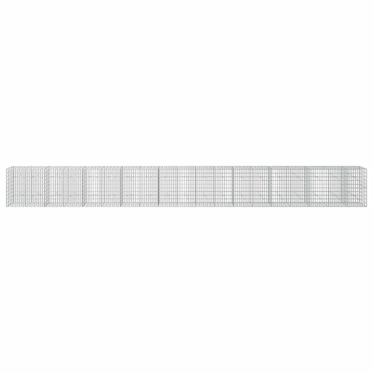 vidaXL Γκαμπιόν με σύρμα 5 mm και πλέγμα 5x10 cm 950x20x100 εκ.