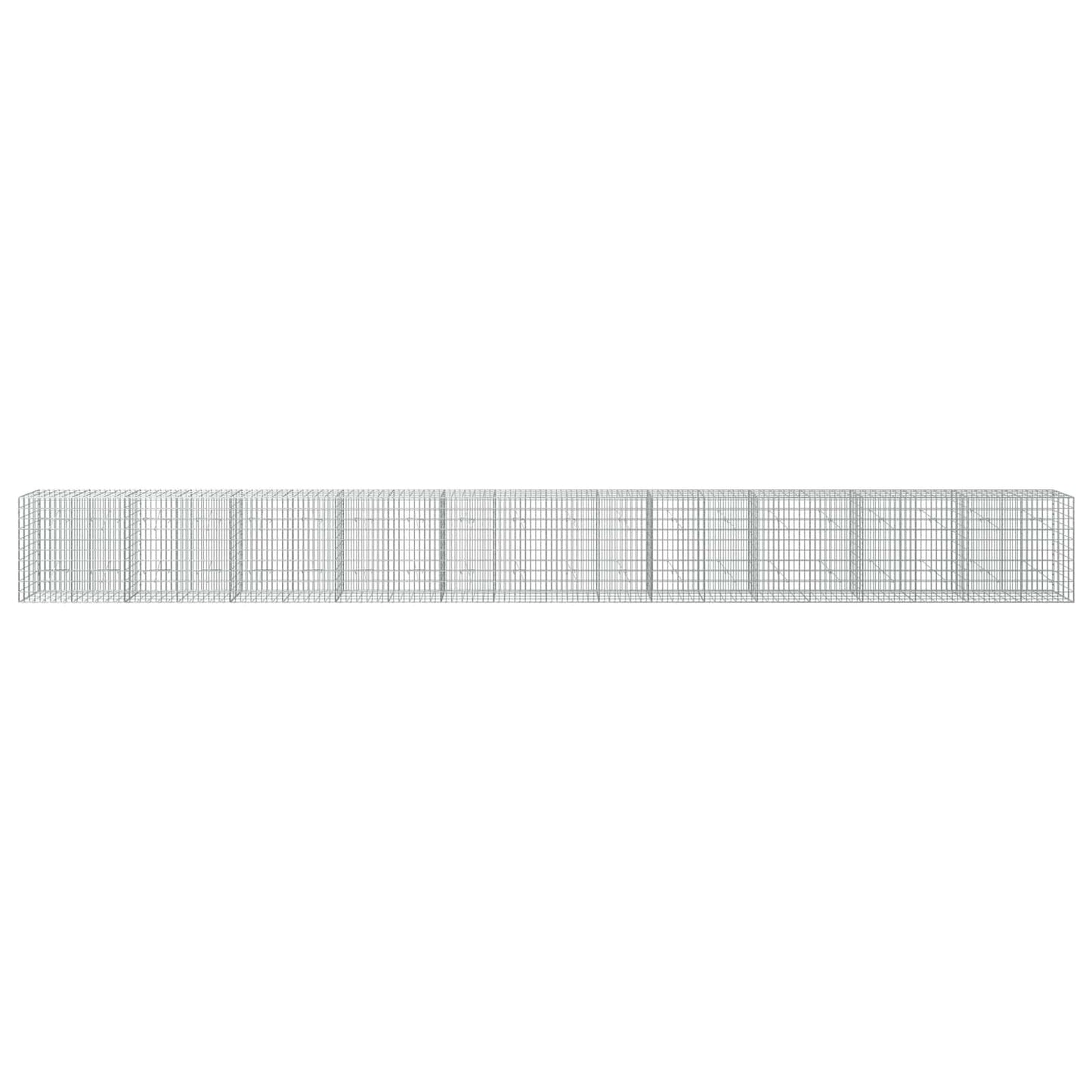 vidaXL Γκαμπιόν με σύρμα 5 mm και πλέγμα 5x10 cm 1000x20x100 εκ