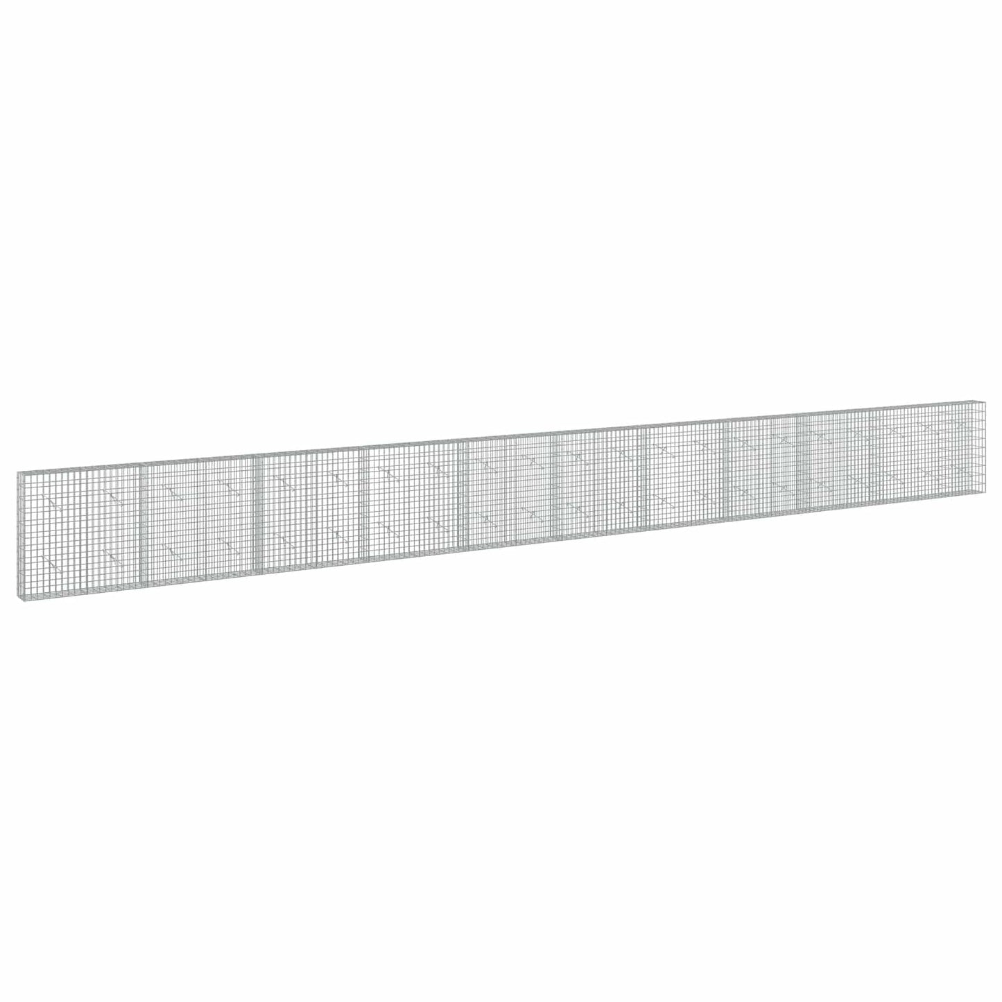 vidaXL Γκαμπιόν με σύρμα 5 mm και πλέγμα 5x10 cm 1050x20x100 εκ