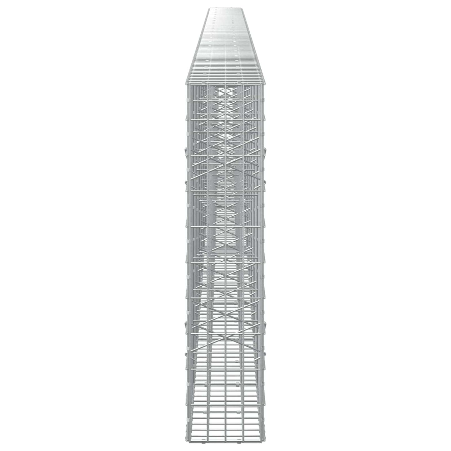 vidaXL Γκαμπιόν με σύρμα 5 mm και πλέγμα 5x10 cm 1050x20x100 εκ