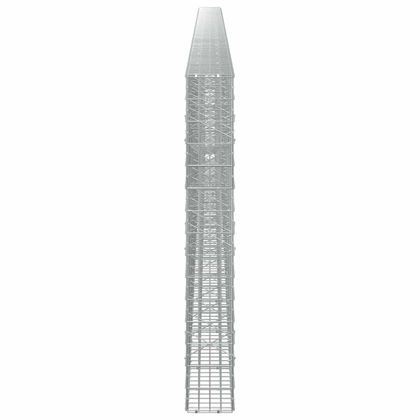 vidaXL Γκαμπιόν με σύρμα 5 mm και πλέγμα 5x10 cm 1150x20x150 εκ