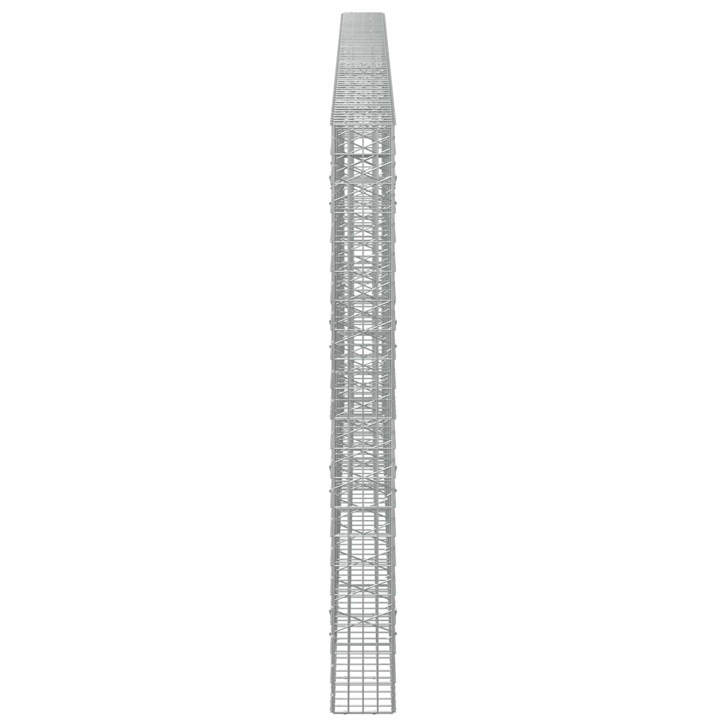 vidaXL Γκαμπιόν με σύρμα 5 mm και πλέγμα 5x10 cm 650x20x200 εκ