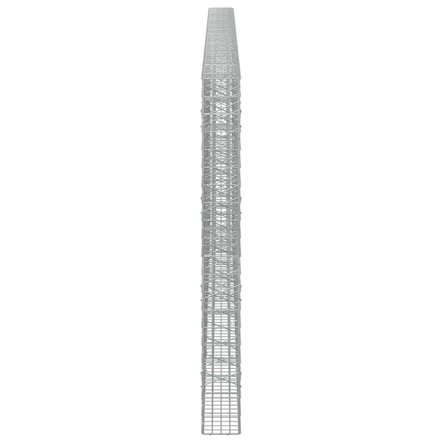 vidaXL Γκαμπιόν με σύρμα 5 mm και πλέγμα 5x10 cm 750x20x200 εκ