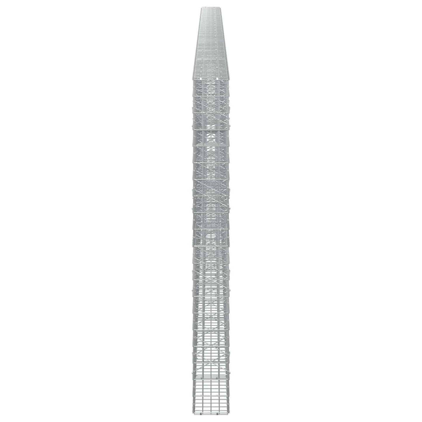 vidaXL Γκαμπιόν με σύρμα 5 mm και πλέγμα 5x10 cm 1150x20x200 εκ